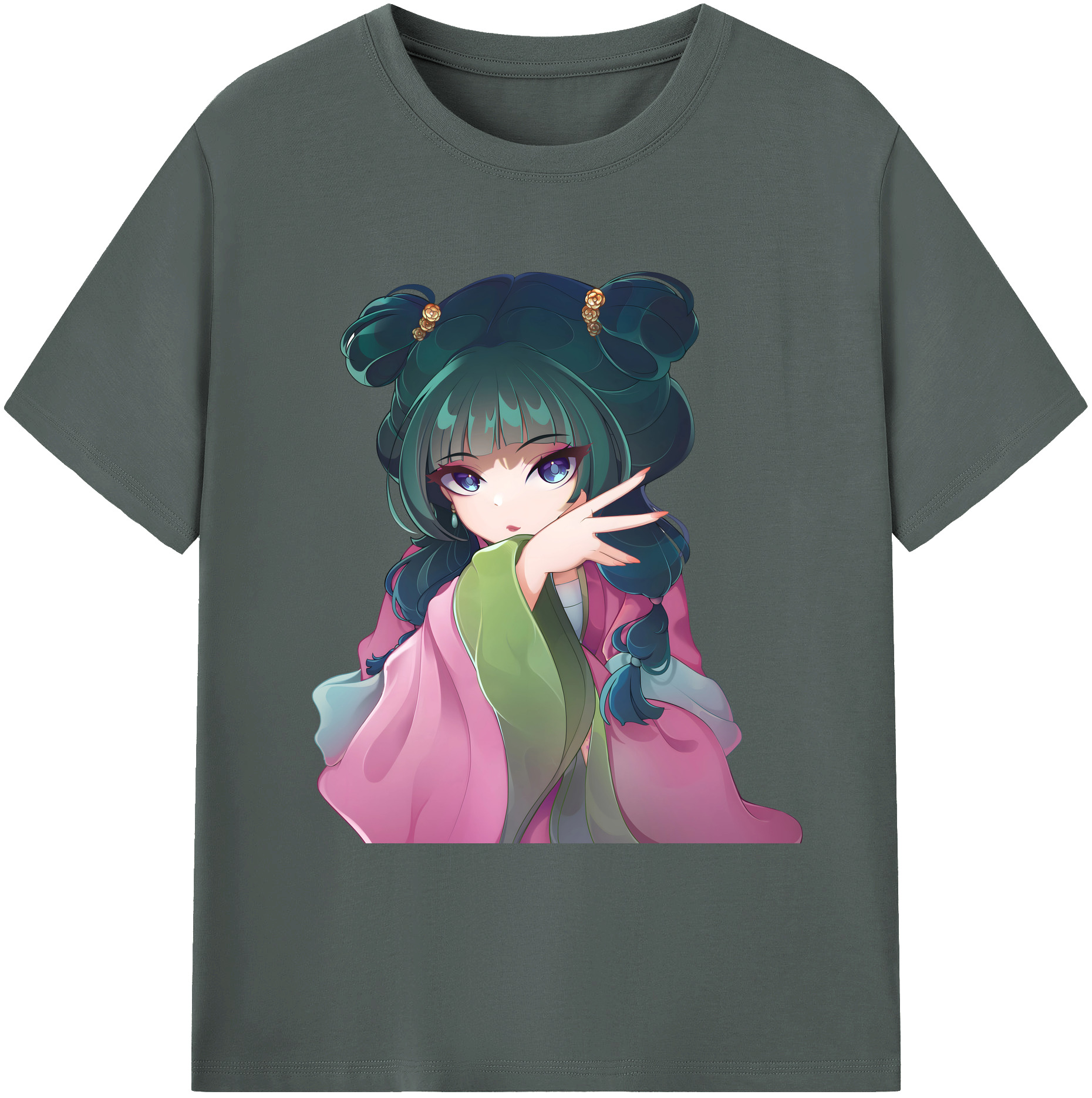 （画像用） 薬屋のひとりごと The Apothecary Diaries 綿100％ メンズ半袖Tシャツ｜肌触りやわらか＆通気性